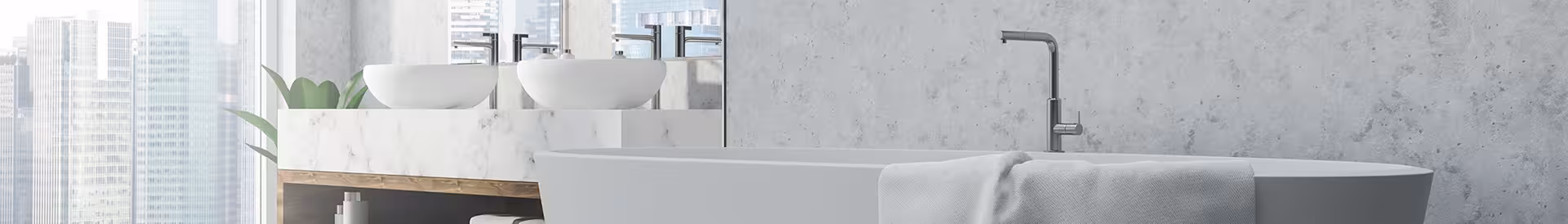 Freistehende Badewanne